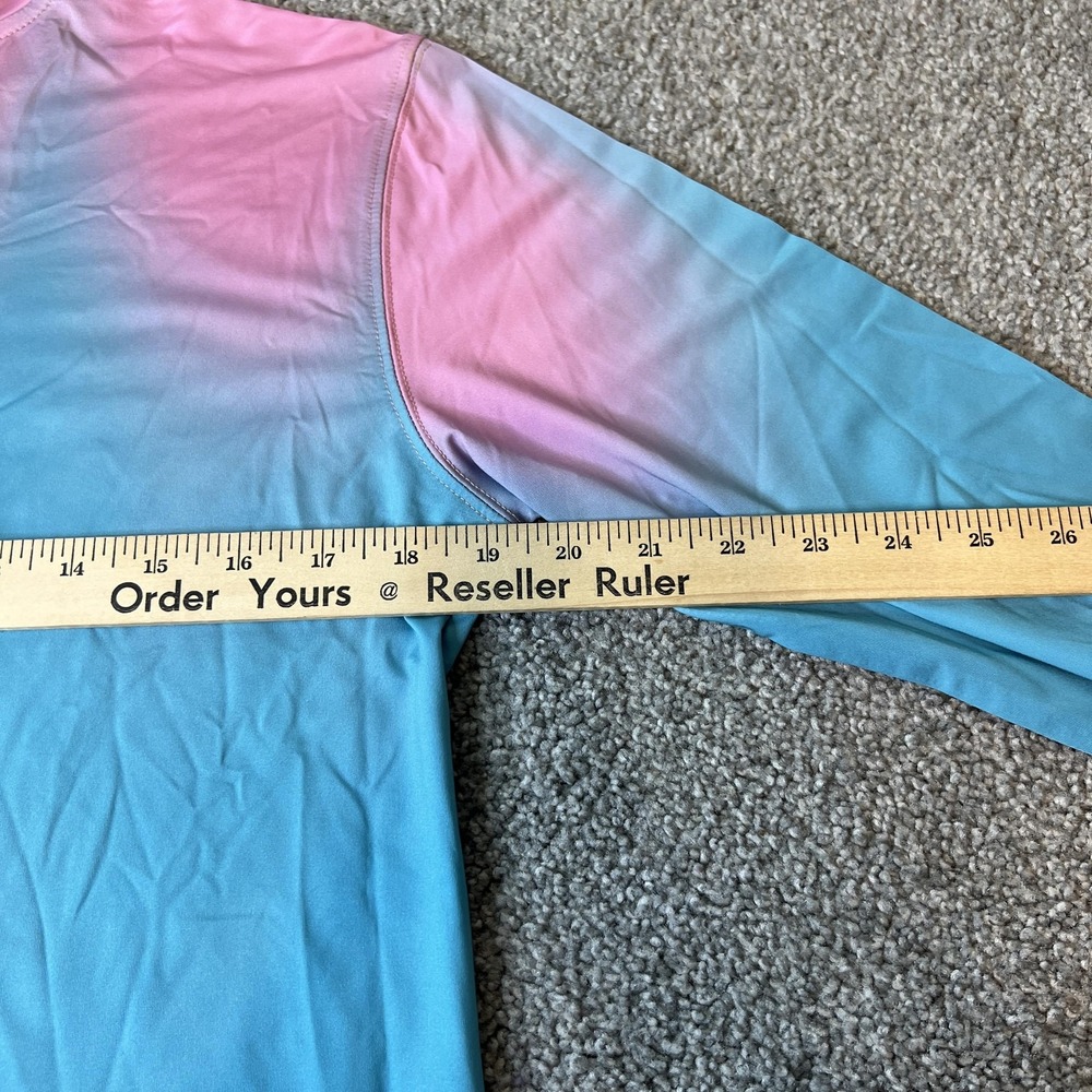 Drake Shirt Mens Small Long Sleeve Fishing Performance Lightweight Ombre - Picture 10 of 11